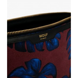 Woouf - Housse velours motif feuilles