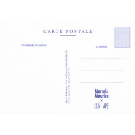 Marcel & Maurice x LUNI APE - Carte postale années 70
