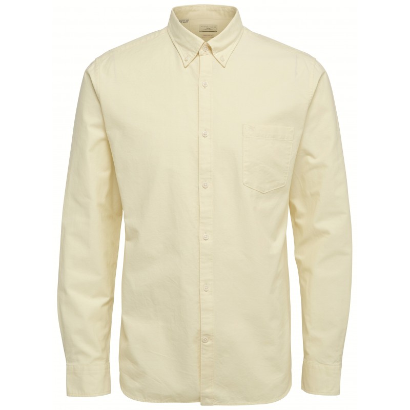 chemise jaune homme