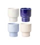 Klevering - Set de 4 tasses en porcelaine