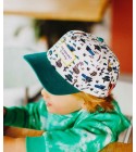 Hello Hossy - Casquette enfant blanche à motifs
