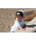 Hello Hossy - Casquette enfant noire et jaune