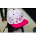 Hello Hossy - Casquette enfant rose à motifs