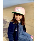 Hello Hossy - Casquette enfant rose et jaune