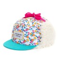 Hello Hossy - Casquette moumoute à fleurs