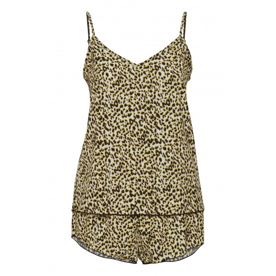 Ichi - Ensemble pyjama imprimé léopard femme