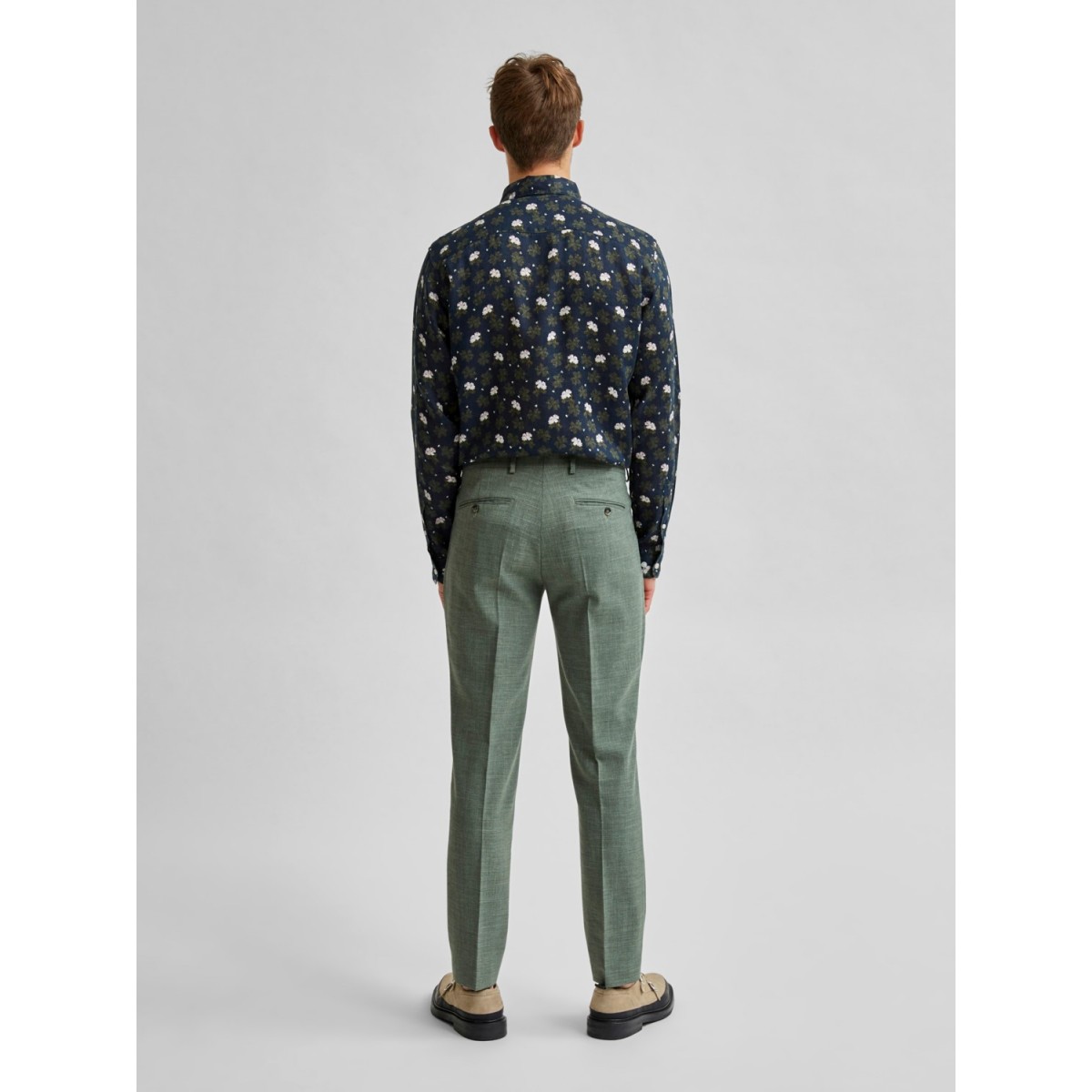 Selected - Pantalon costume vert