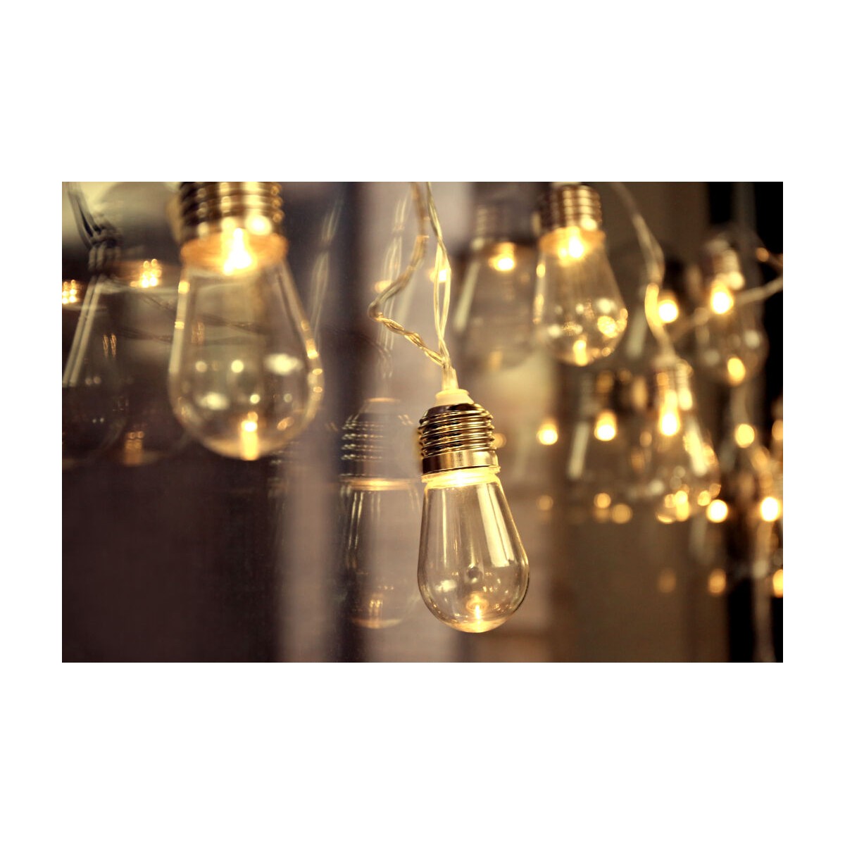 Kikkerland - Guirlande ampoule Edison