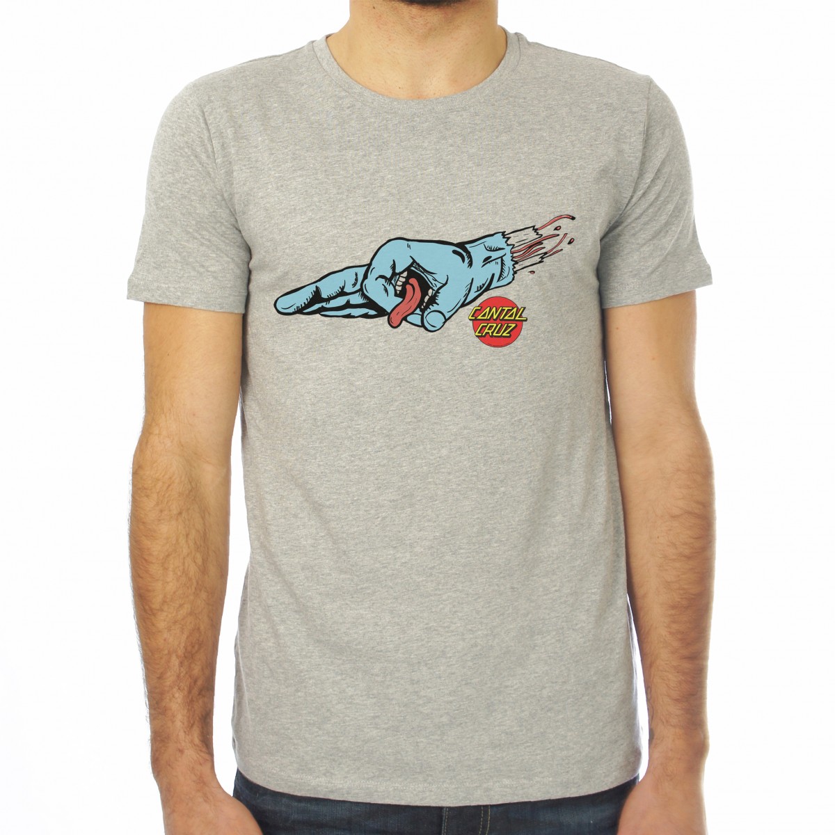 Saucisse Truffade - T-shirt homme Main Cantal Cruz