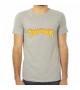Saucisse Truffade - T-shirt homme Truffaders flammes jaunes