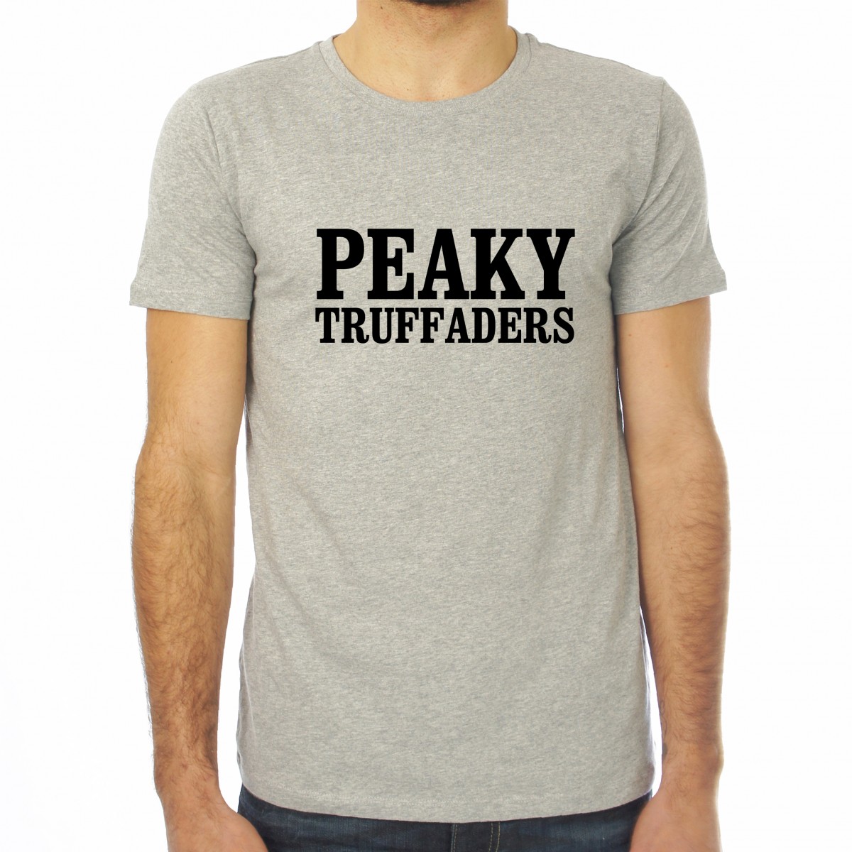 Saucisse Truffade - T-shirt homme Peaky Truffaders Typo