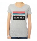 Saucisse Truffade - T-shirt femme Cantalia rose