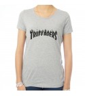 Saucisse Truffade - T-shirt femme Truffaders flammes noires