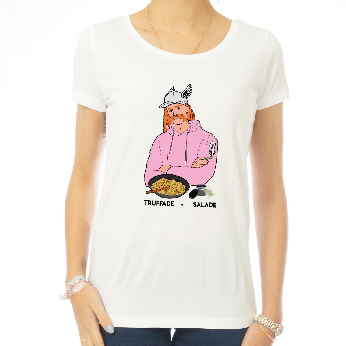 Saucisse Truffade - T-shirt femme Vercingétorix Truffade Salade