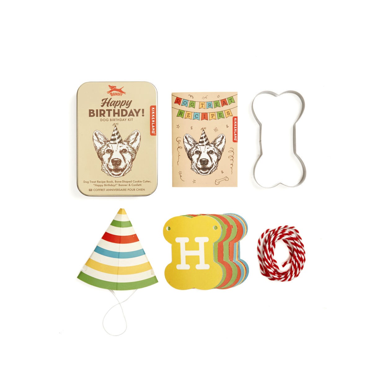 Kikkerland - Kit  anniversaire chien