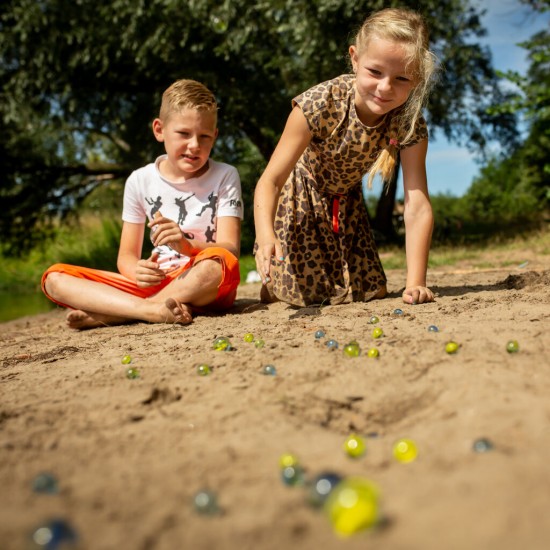 Salopette OshKosh denim rayée bleu 2