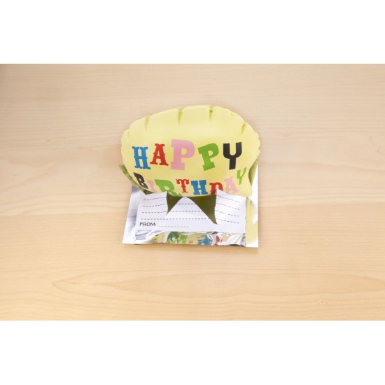 Kikkerland - Ballon gonflable Joyeux anniversaire