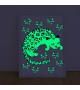 Omy - Affiche Leo phosphorescente la nuit