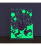 Omy - Affiche Bunny phosphorescente la nuit