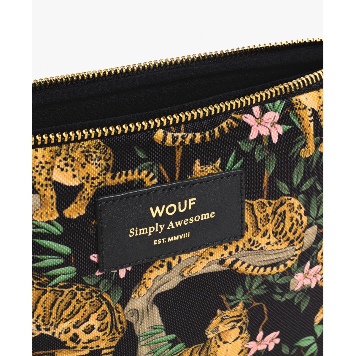 Wouf - Housse imprimé jungle pour tablette et iPad