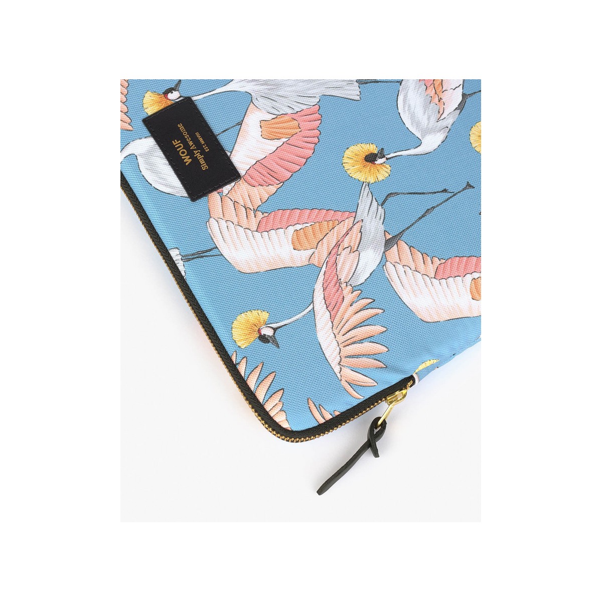 Wouf - Housse imprimé héron pour tablette et iPad