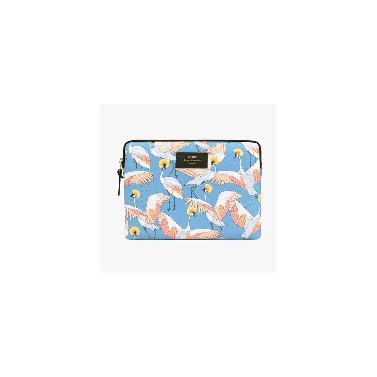 Wouf - Housse imprimé héron pour tablette et iPad