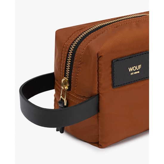 Wouf - Trousse de voyage bomber marron 2