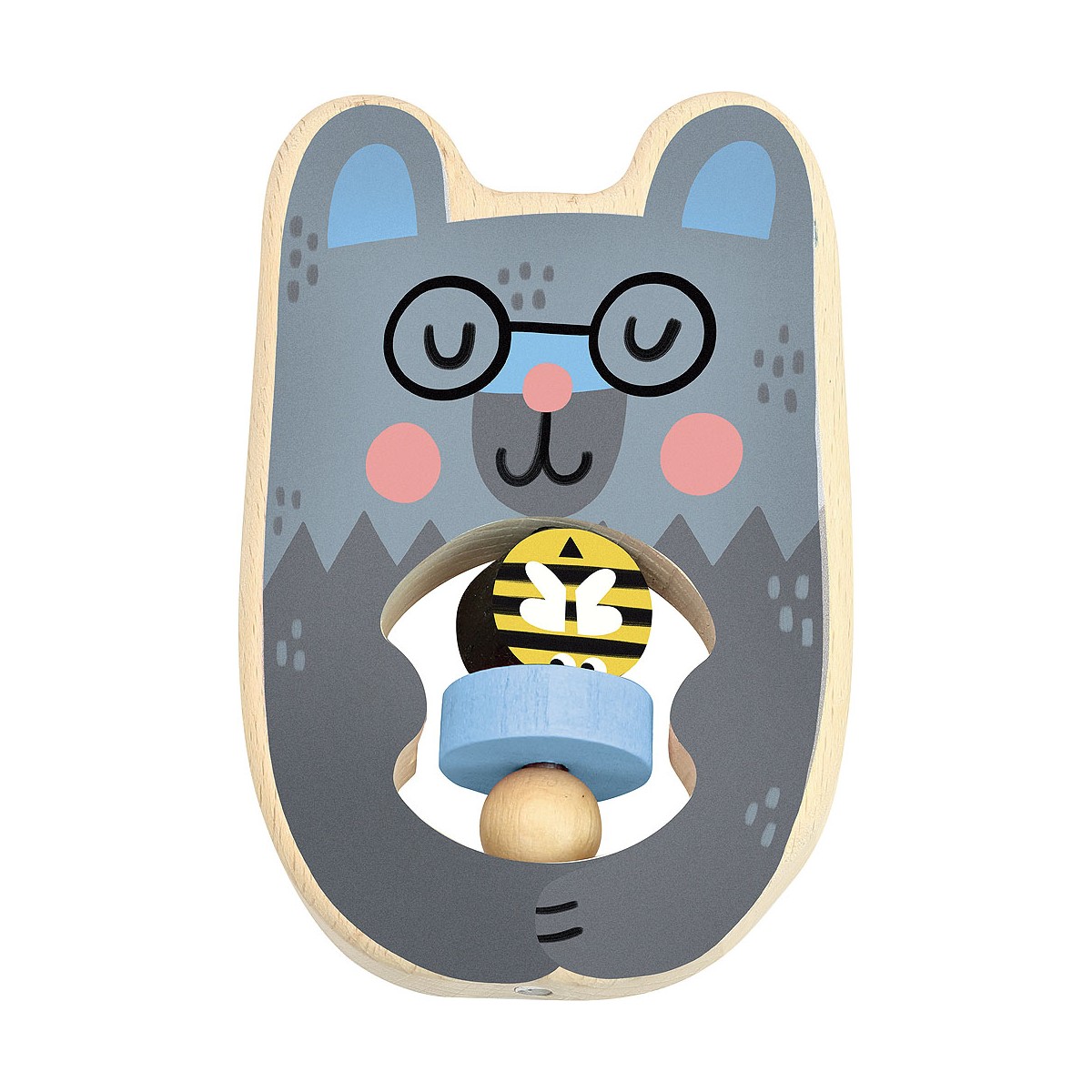 Vilac - Hochet en bois ours