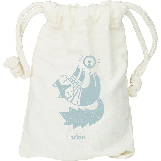 Vilac - Hochet en bois flamant rose 2