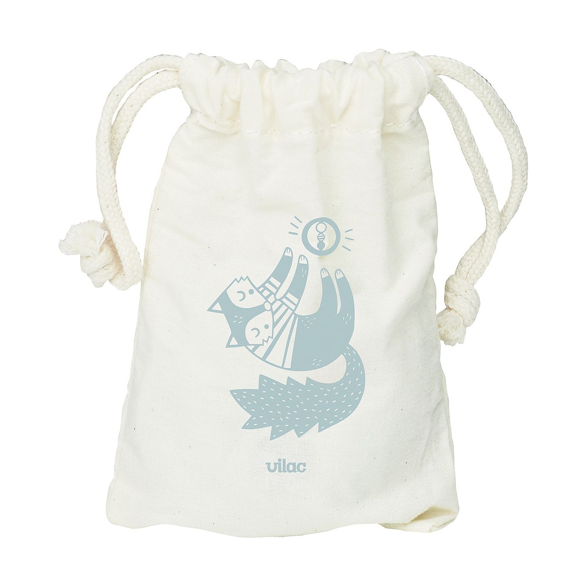 Vilac - Hochet en bois flamant rose