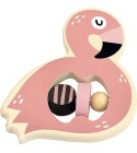 Vilac - Hochet en bois flamant rose