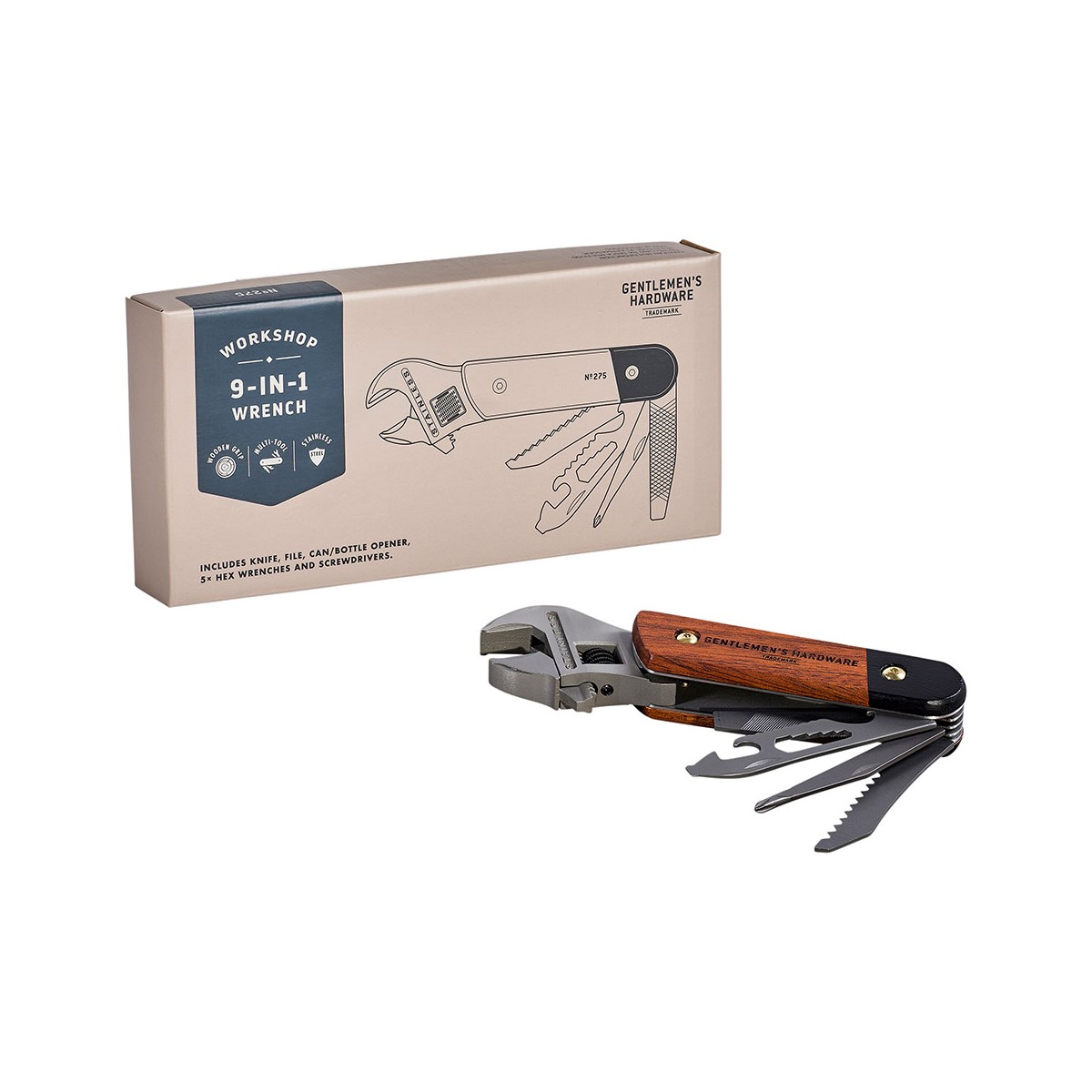 Gentlemen's Hardware - Clé à molette multifonction