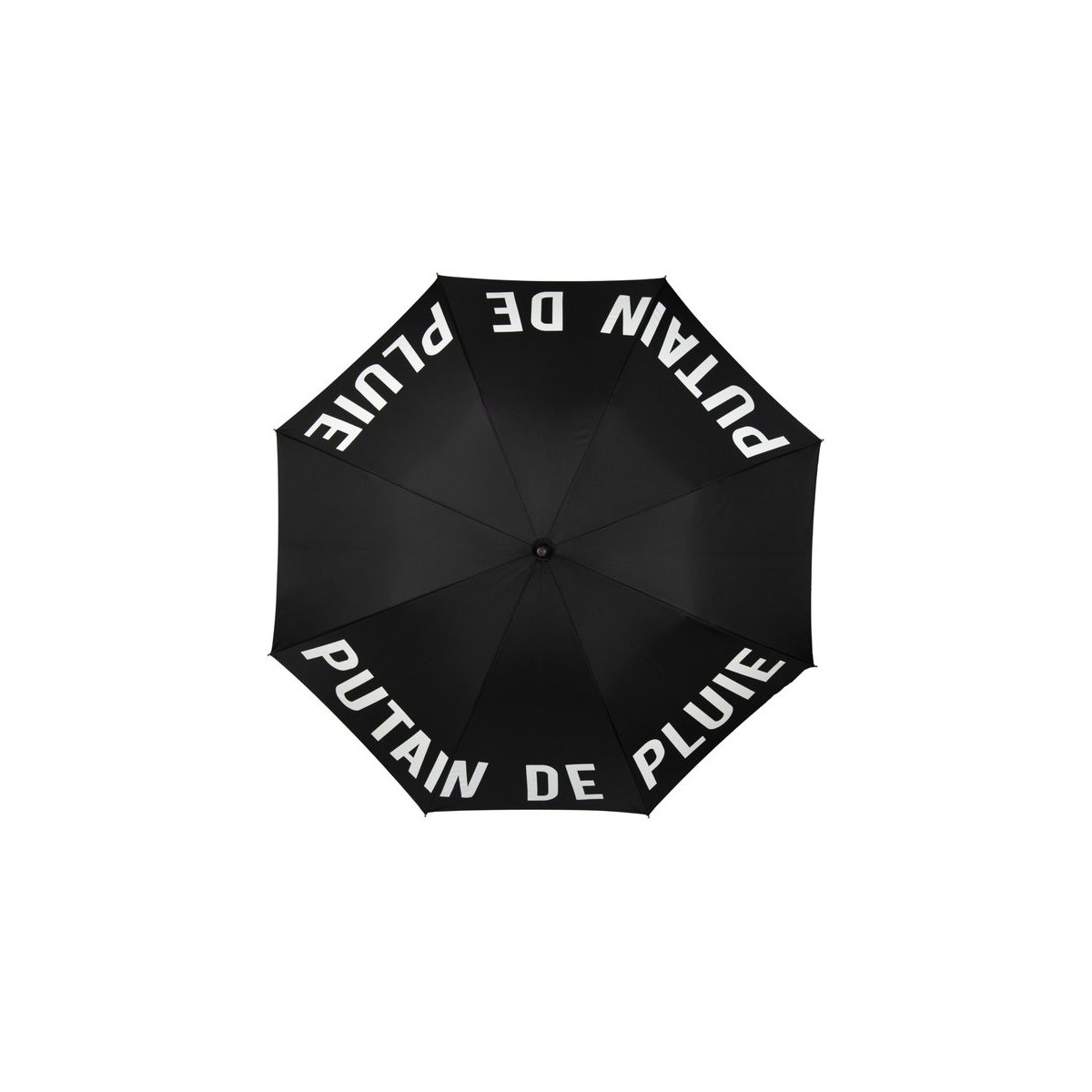 FISURA - Parapluie noir "Putain de pluie"