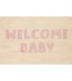 Woodhi - Carte postale en bois Welcome Baby