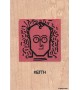Woodhi - Carte postale en bois portrait Keith
