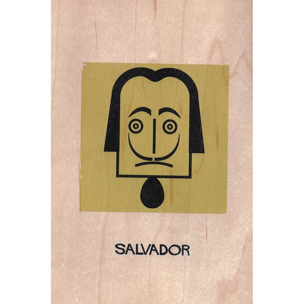 Woodhi - Carte postale en bois portrait Salvador