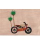 Woodhi - Carte postale en bois travel moto