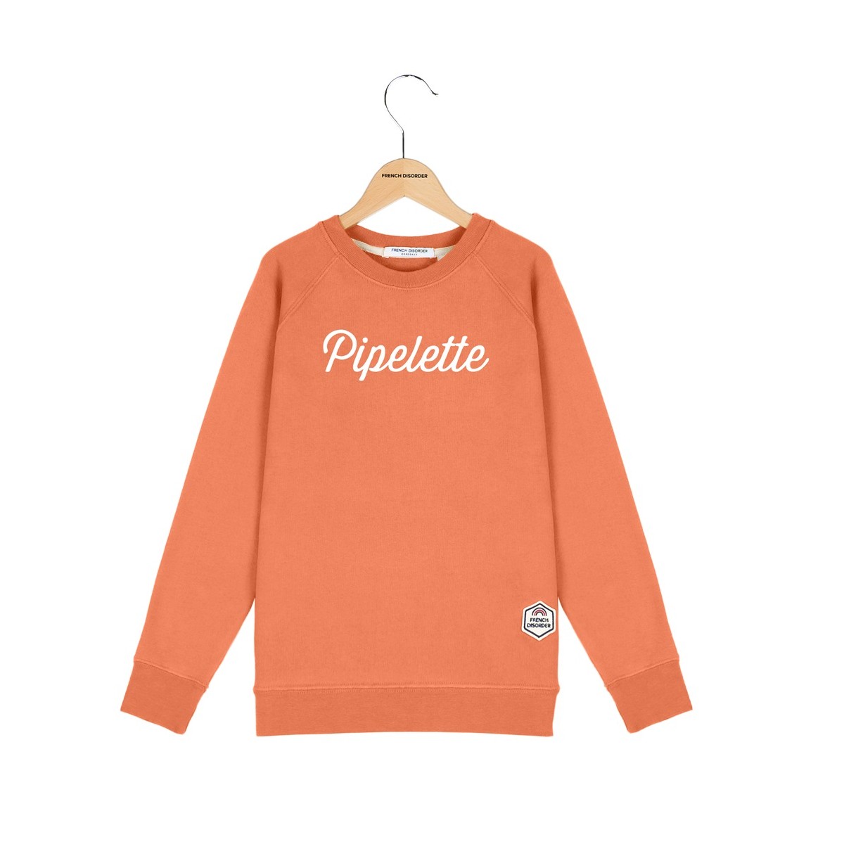 French Disorder - Sweat enfant corail Pipelette
