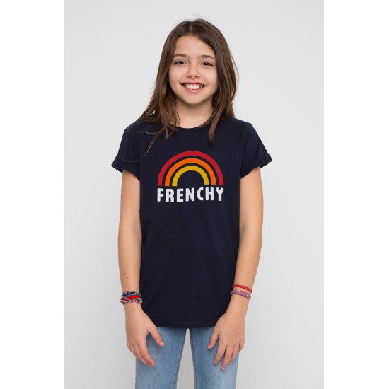 French Disorder - T-shirt enfant bleu marine Frenchy