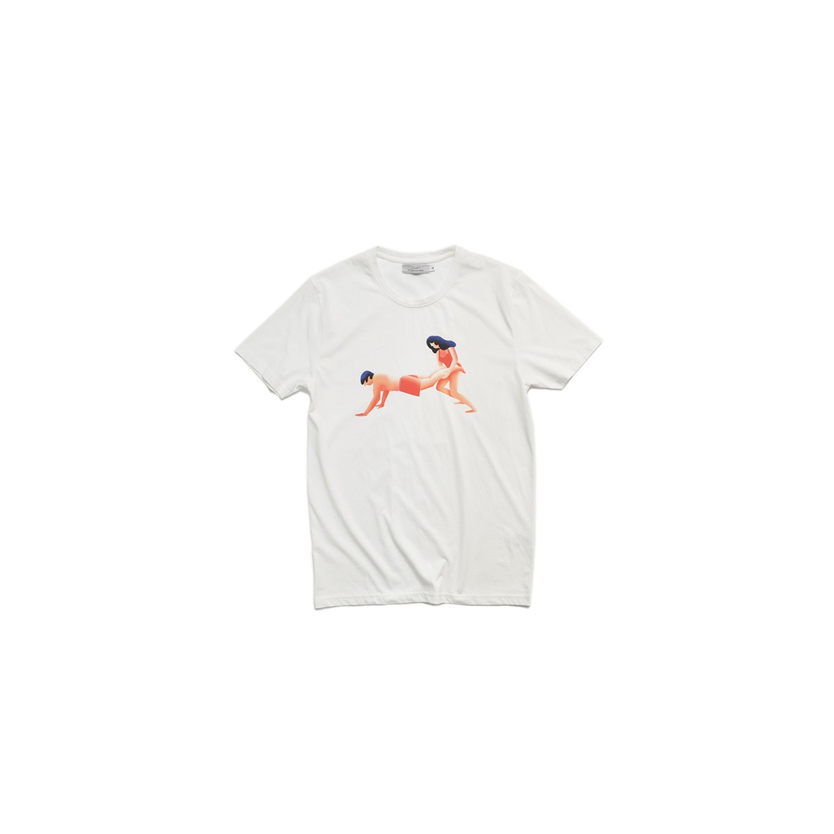 Olow - Tee shirt blanc brouette