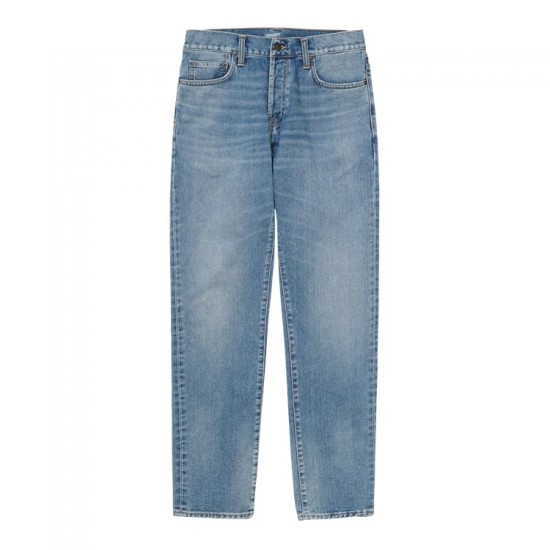 Carhartt WIP - Jeans Klondike blue worn bleached