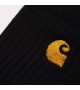 Carhartt WIP - Chaussettes noires et or