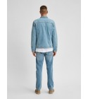 Selected - Veste en jean bleu clair