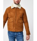 Selected - Bomber daim camel