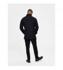 Selected - Manteau en laine bleu marine