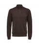Selected homme - Pull marron col polo