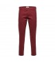 Selected homme - Pantalon chino skinny bordeaux