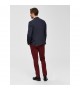 Selected homme - Pantalon chino skinny bordeaux