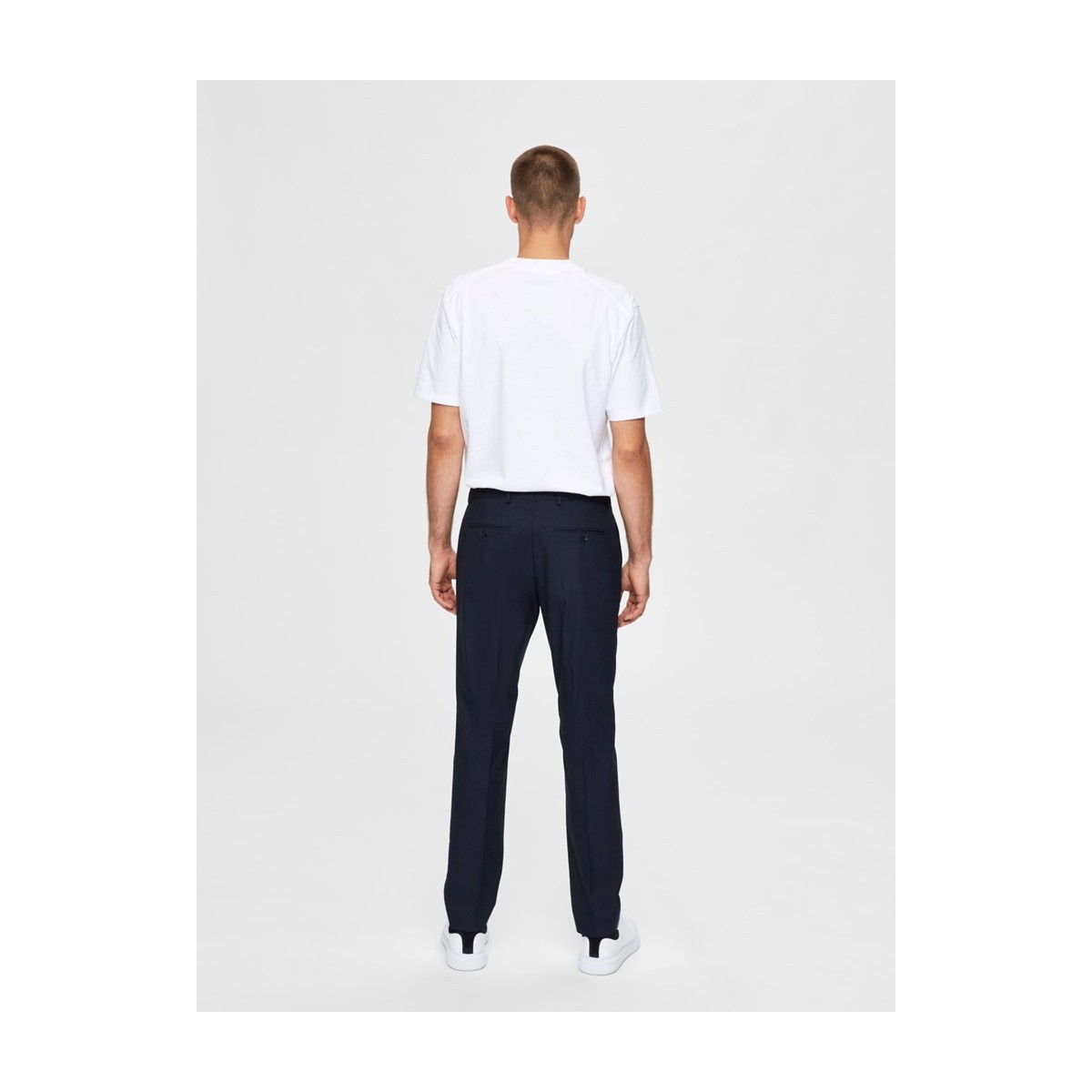 Selected - Pantalon costume bleu marine