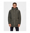 Selected - Parka d'hiver kaki